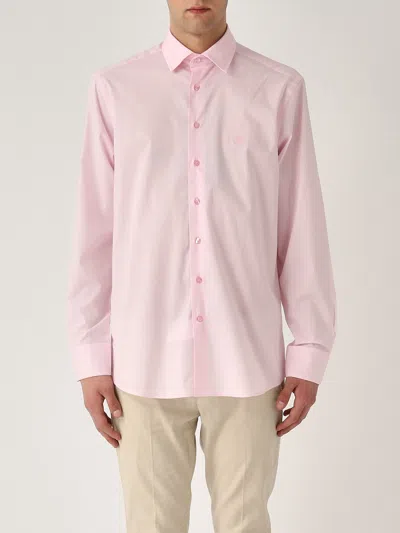 Etro Camicia Collo Francese Stretch Shirt In Yellow Cream