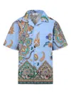 Etro Kids Shirt In Light Blue
