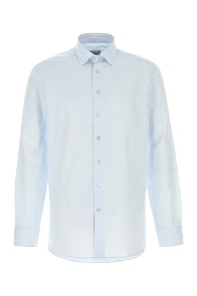 ETRO PASTEL LIGHT BLUE COTTON SHIRT