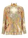 Etro Paisley Pattern Button-down Collar Shirt In Multi
