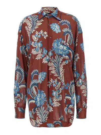 Etro Floral Foliage Shirt