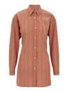 Etro Knot Shirt In Orange