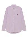 Etro Men's Pink Striped Button-down Shirt | Size 42 | Mrib0004 Color 99tr549s8451 In Black
