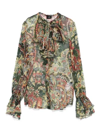 ETRO CAMISA - VERDE