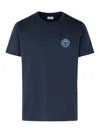 Etro Logo Print T-shirt In Blue