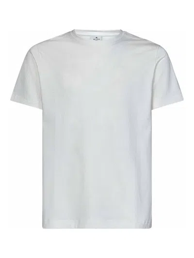 Etro White Cotton Jersey T-shirt