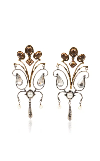 Etro Cammeo Earrings In Gold