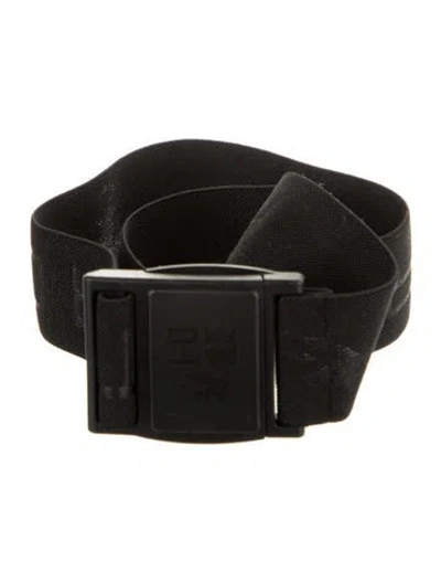Pre-owned Etro Canvas Belt In Black