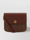 ETRO CANVAS SATCHEL WITH ADJUSTABLE LEATHER STRAP