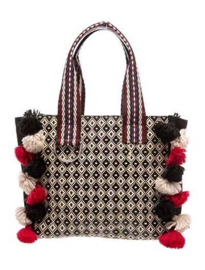 Pre-owned Etro Canvas Tote In Black