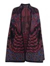 Etro Knitwear Capes Woman In Multi