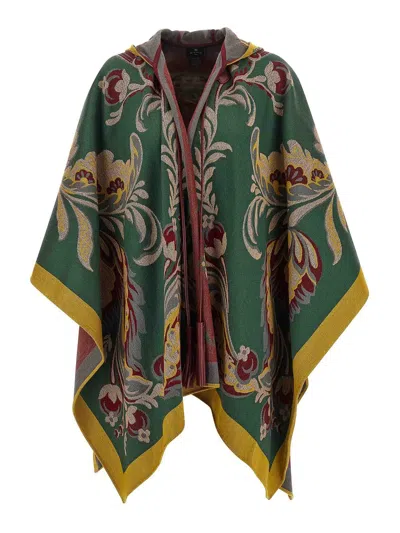 ETRO FLORAL PAISLEY CAPE