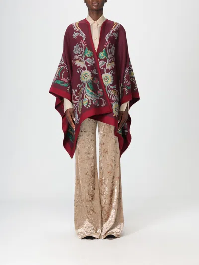 Etro Cape  Woman Color Burgundy