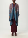 Etro Draped Ponchos And Capes Paisley Pattern In Multi