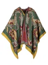 Etro Cape With Pasly Motif Scarves And Foulards Multicolor In Green
