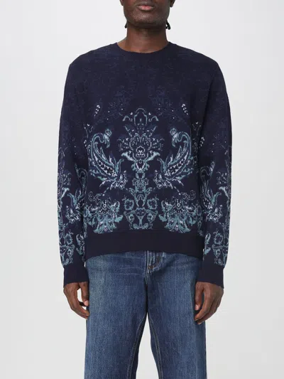 ETRO SWEATER ETRO MEN COLOR NAVY,H23389045