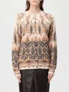 Etro Cardigan  Woman Color Multicolor In Brown
