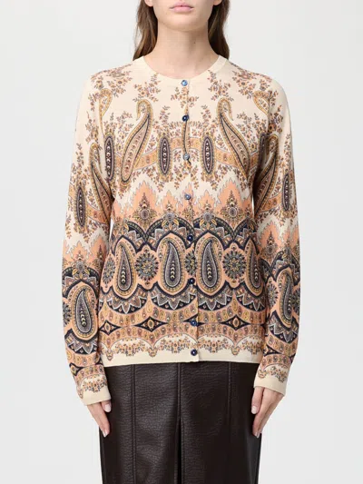 Etro Cardigan  Woman Color Multicolor In Brown