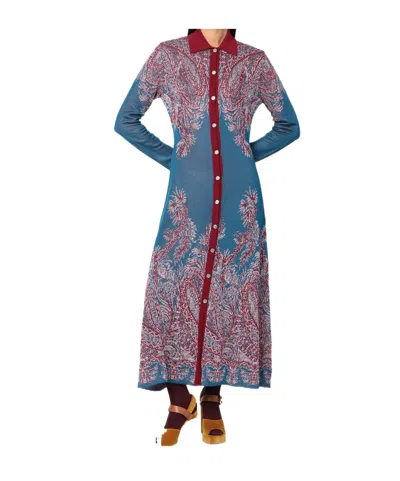 ETRO CARDIGAN LONG DRESS