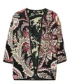 Etro Patterned-jacquard Brocade Jacket In Multicolor