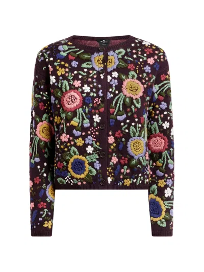 Etro Cardigan In Red