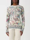 Etro Floral-patterned Cardigan In Multi