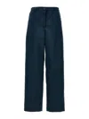 Etro Dark Blue Pegaso Cargo Pants In Azul