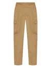 Etro Casual Straight Fit Cargo Trousers Men In Brown