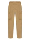 Etro Casual Straight Fit Cargo Trousers Men In Brown