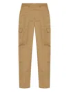 Etro Casual Straight Fit Cargo Trousers Men In Brown