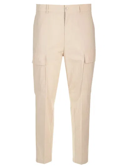 Etro Cargo Trousers In Pergamena Medio