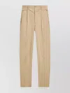 Etro Carrot Leg Trousers W Zipped Pockets