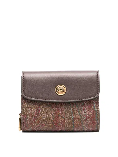 Etro Brown Wallets