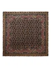 Etro Cashmere-blend Scarf In Brown