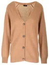 Etro Cashmere Cardigan Knitwear Beige In Beige