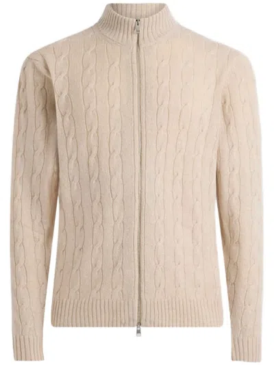 Etro Cashmere Cardigan In Neutrals