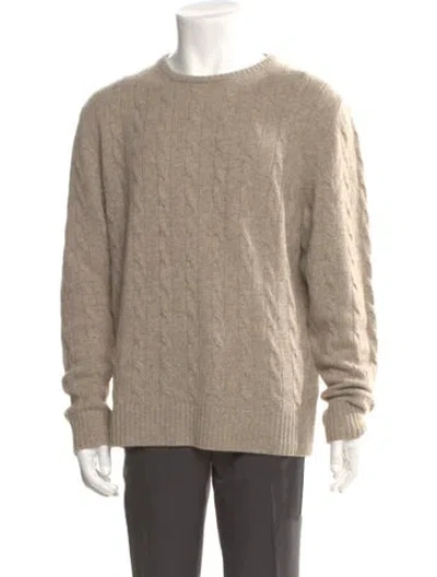 Pre-owned Etro Cashmere Crew Neck Pullover In Neutral