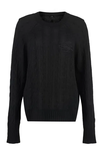 ETRO CASHMERE CREW-NECK SWEATER
