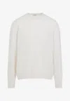 Etro Cashmere Knitted Crewneck Sweater With Long Sleeves