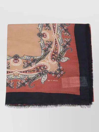 Etro Cashmere Modal Shawl In Pink