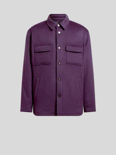 ETRO , CASHMERE OVERSHIRT, MAN, SIZE M