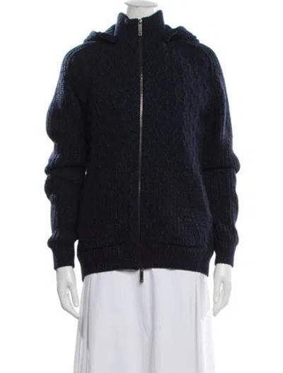Pre-owned Etro Cashmere Patterned Jacket In Black
