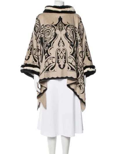 Pre-owned Etro Cashmere Printed Sweater In Brown