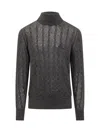 Etro Cashmere Pullover Turtleneck In Black