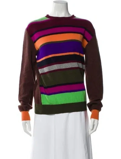 Pre-owned Etro Cashmere Striped Sweater In Multi