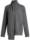 Etro , Wool And Cashmere Sweater, Woman, Grey, Size 48