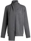Etro , Wool And Cashmere Sweater, Woman, Grey, Size 48 In Grey