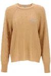 ETRO CASHMERE SWEATER WITH PEGASUS EMBROIDERY