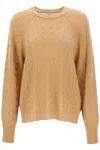 Etro Cable-knit Cashmere Sweater In Brown