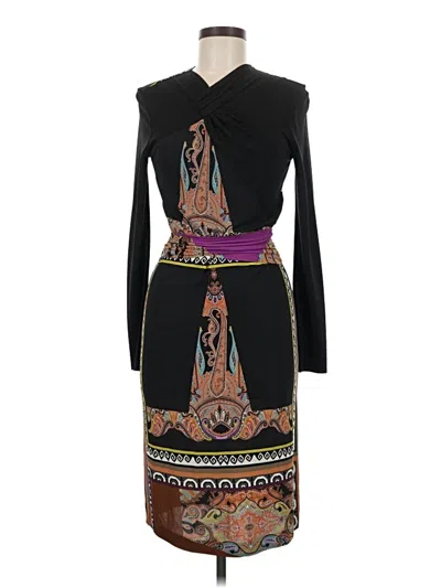 Pre-owned Etro Casual Dress In Black